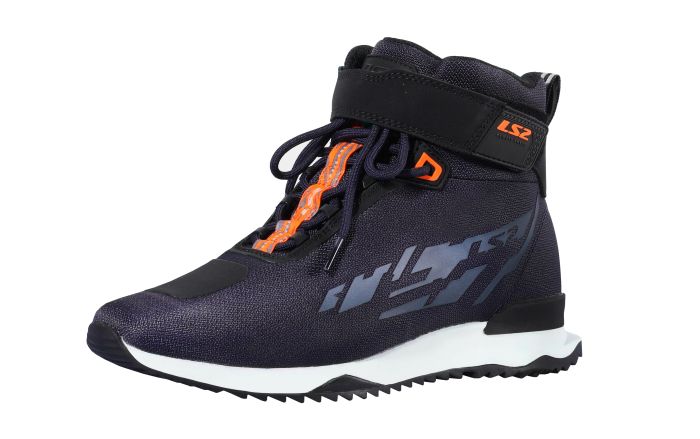 Мотовзуття LS2 Acrux Man Boots Dark Blue Hi-Vis Orange