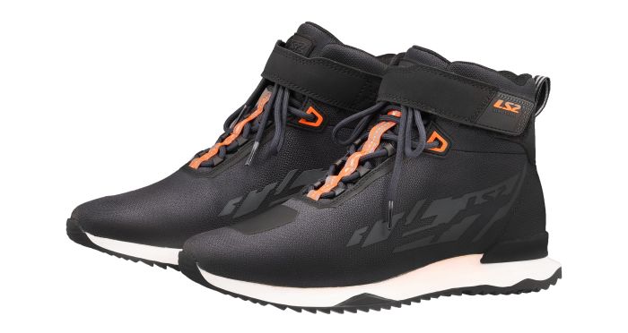 Мотовзуття LS2 Acrux Man Boots Dark Blue Hi-Vis Orange
