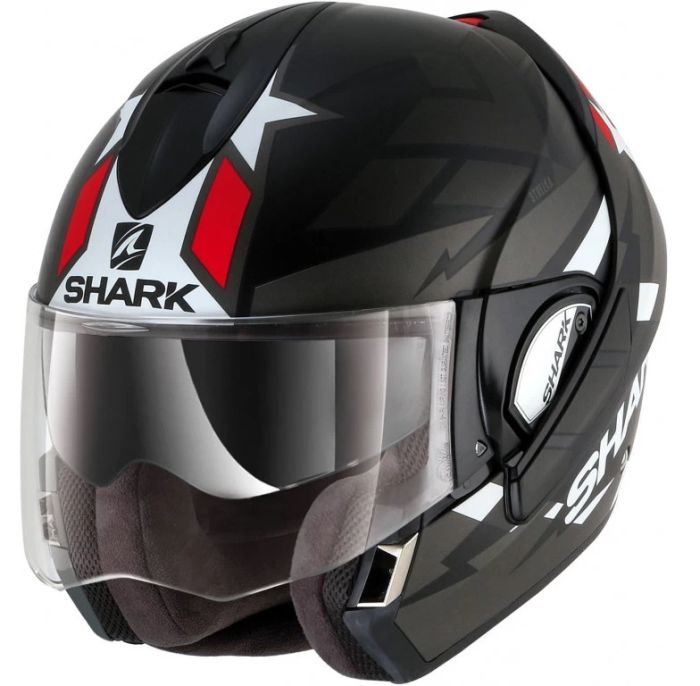Мотошолом Shark Evoline 3 Strelka Mat Black\Antracite