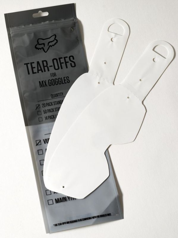 Дитячi Зривки Fox Y-airspace Tear-offs Laminated - 20 Pack