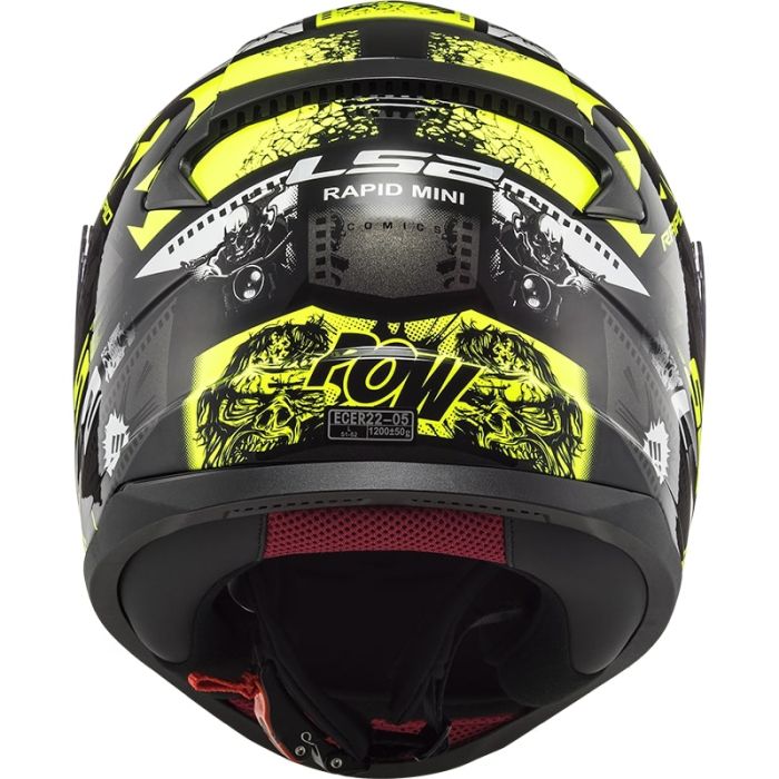 Шолом LS2 FF353J Rapid Mini Vignette Black Hi-Vis Yellow