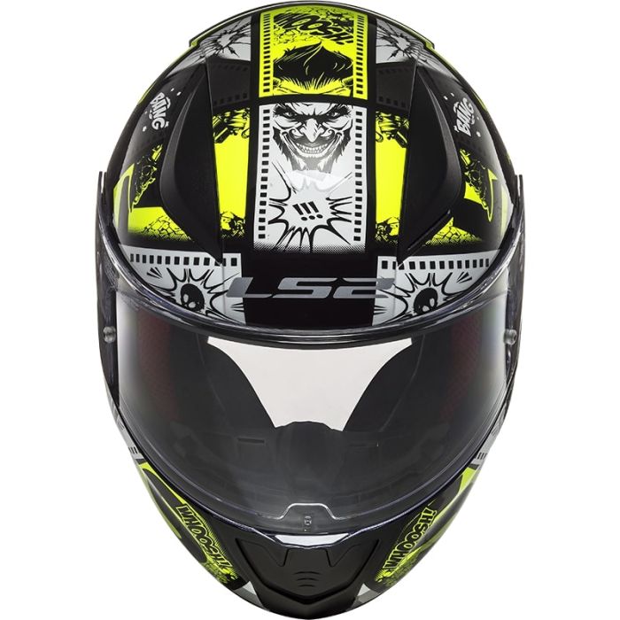 Шолом LS2 FF353J Rapid Mini Vignette Black Hi-Vis Yellow