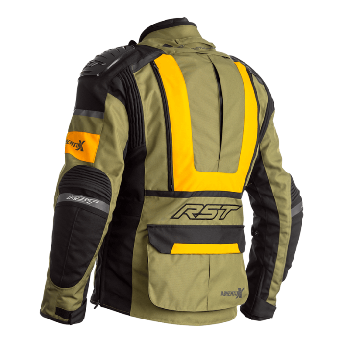 Куртка RST Pro Series Adventure-X CE Mens Textile Jacket Green / Ochre