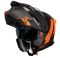 Мотошолом Origine Adventure Cyborg Fluo Orange Titanium Matt