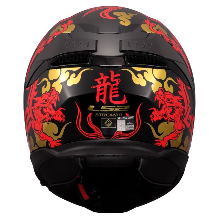 Мотошолом LS2 FF808 Stream 2 Drako Black Red