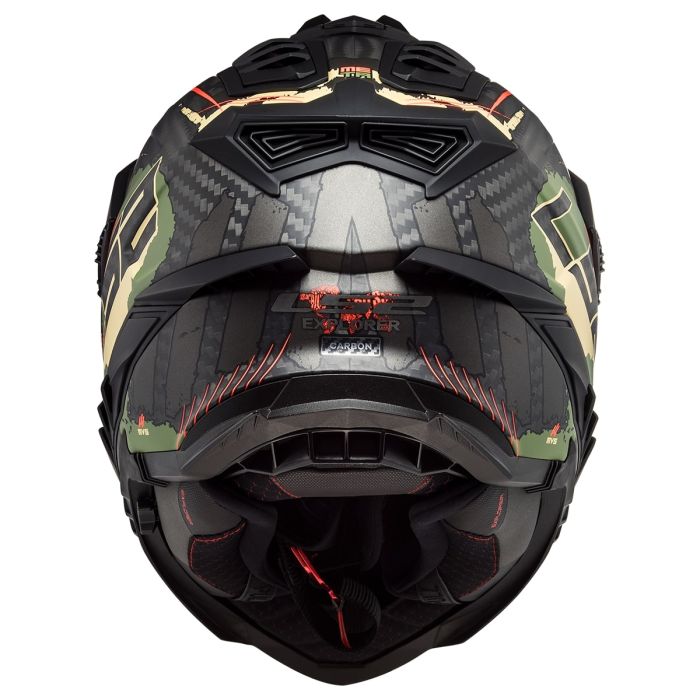 Мотошолом LS2 MX701 C Explorer Extend Matt Military Green