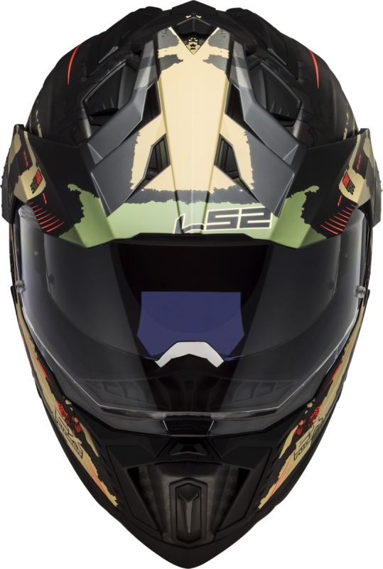 Мотошолом LS2 MX701 C Explorer Extend Matt Military Green