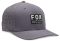 Кепка Fox Non Stop Tech Flexfit Hat Steel Gray,  S/m