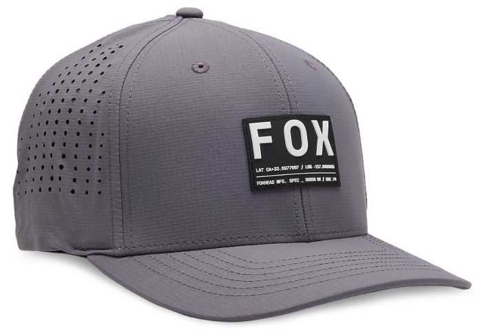 Кепка Fox Non Stop Tech Flexfit Hat Steel Gray,  S/m