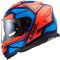 Мотошолом LS2 FF800 Storm Faster Matt Fluo Orange Blue