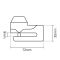 Замок Oxford Mini T Disk Lock Black