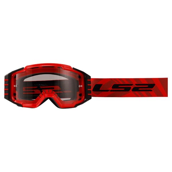 Окуляри LS2 Charger Pro Goggle Red with Clear Visor