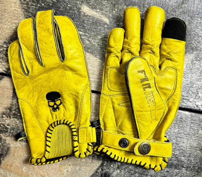 Моторукавиці Bobhead  Shifter Leather Yellow