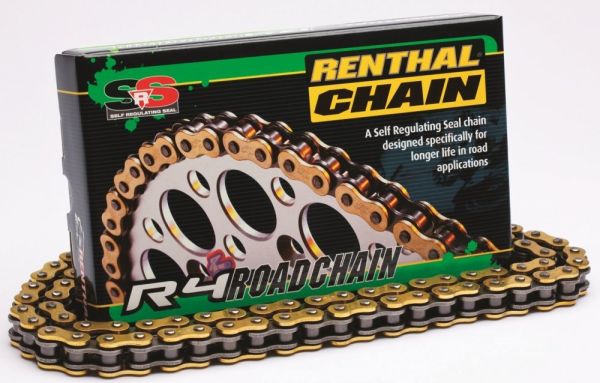 Ланцюг Renthal R4 Road Srs Chain 530 Gold