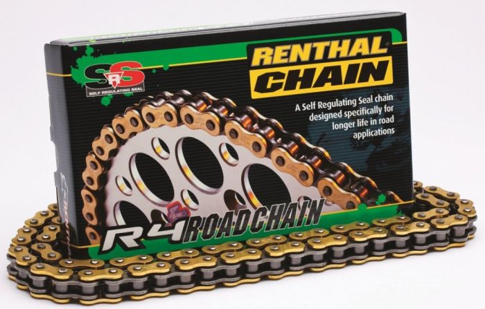Ланцюг Renthal R4 Road Srs Chain 530 Gold