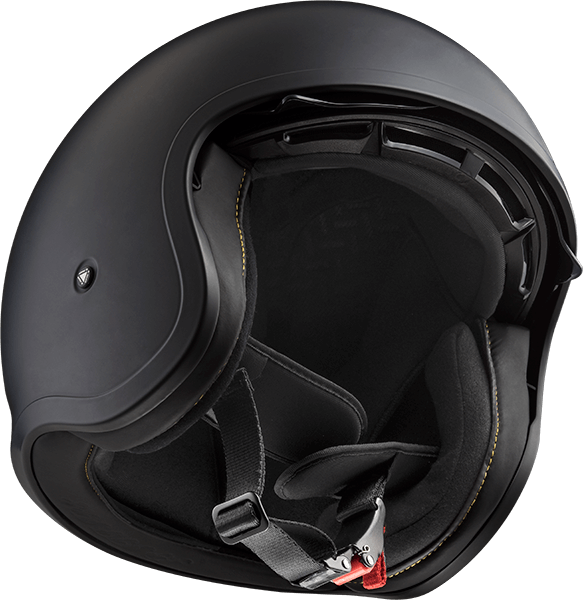 Мотошолом LS2 OF599 Spitfire Single Mono Matt Black