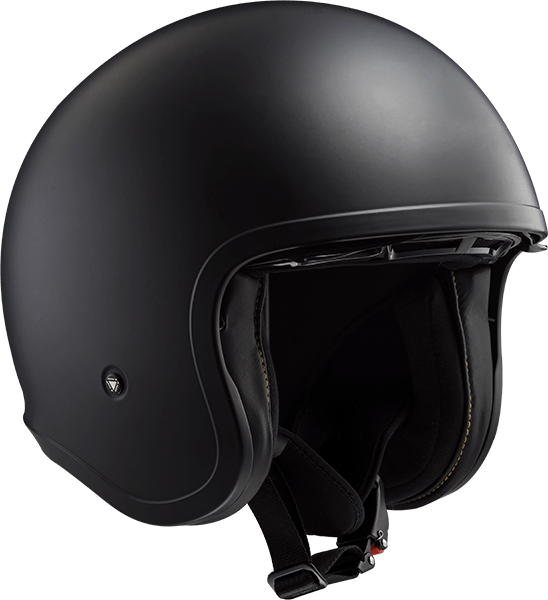 Мотошолом LS2 OF599 Spitfire Single Mono Matt Black