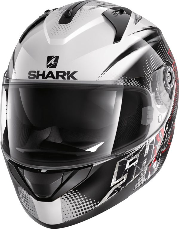 Мотошолом Shark Ridill Finks Black\White\Red
