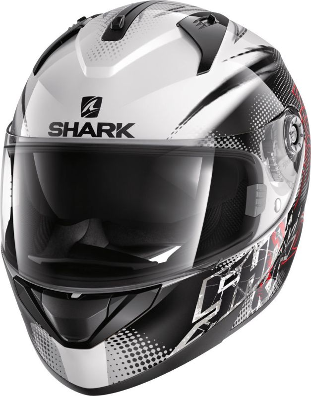 Мотошолом Shark Ridill Finks Black\White\Red