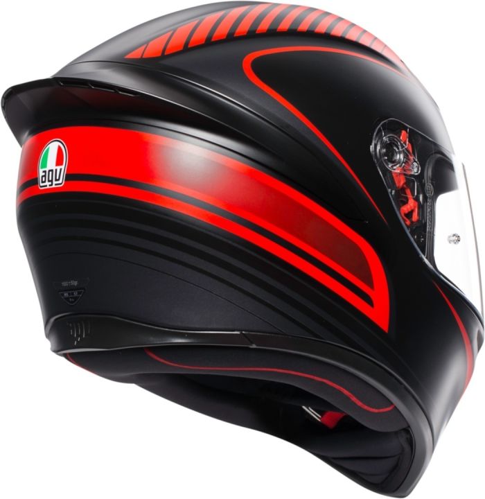 Мотошолом AGV K1 Warmup Matt Black\Red