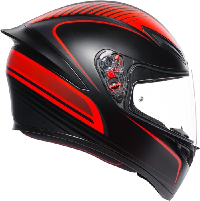 Мотошолом AGV K1 Warmup Matt Black\Red