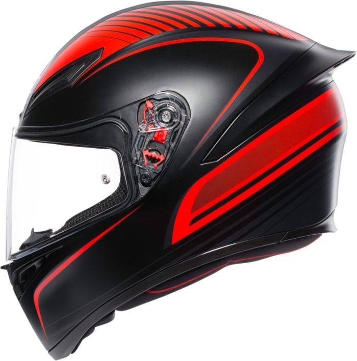 Мотошолом AGV K1 Warmup Matt Black\Red