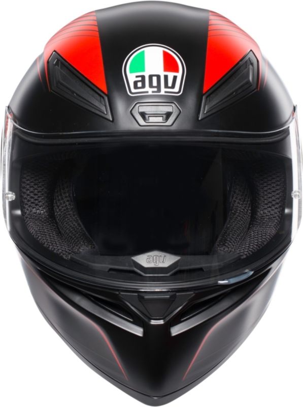 Мотошолом AGV K1 Warmup Matt Black\Red