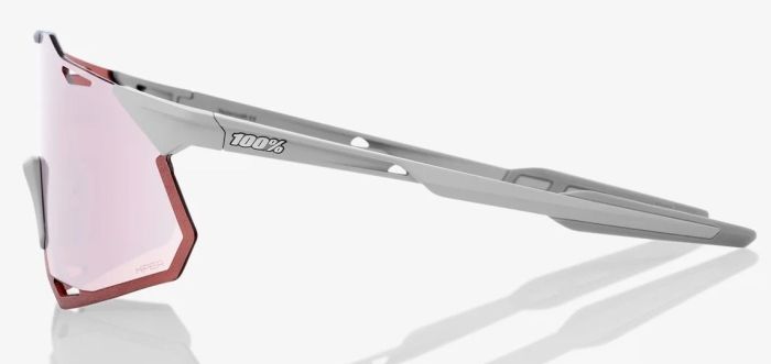 Окуляри Ride 100% Hypercraft Xs - Matte Stone Grey - Hiper Crimson Silver Mirror Lens