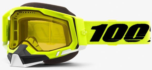 Окуляри 100% Racecraft 2 Snowmobile Goggle Yellow