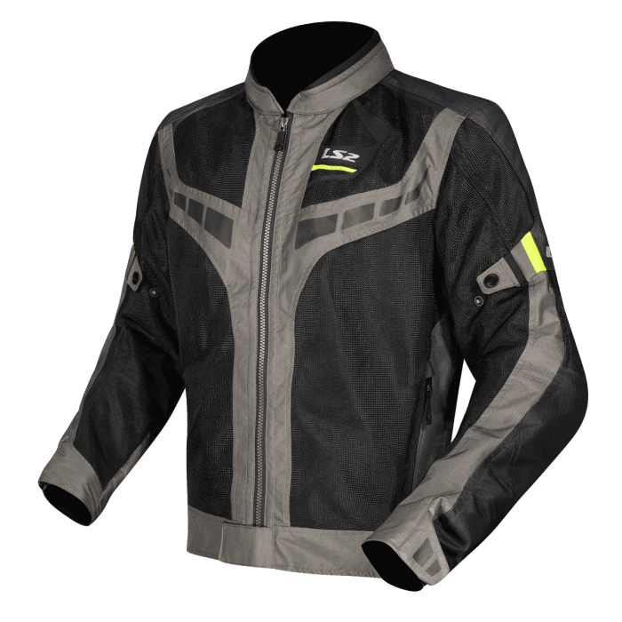 Куртка LS2 Garda Air Man Jacket Green Black Hi-Viz Yellow