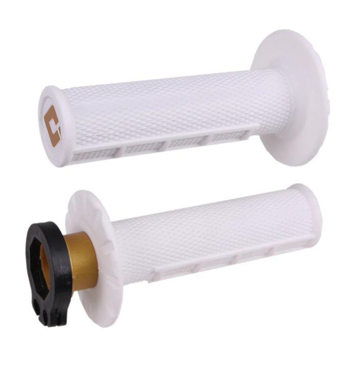 Мото Гріпси ODI  MX V2 MX Lock-On Half-Waffle White PR
