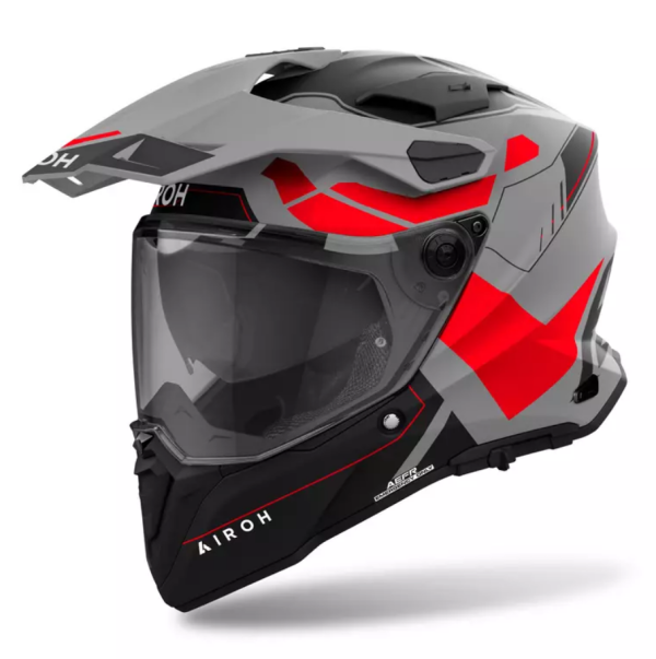 Шолом AIROH COMMANDER 2 REVEAL red fluo matt