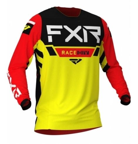 Мотоджерсі FXR Helium MX 21-Yellow/Black/Red