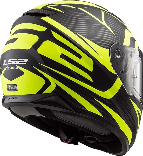Мотошолом LS2 FF320 Stream Evo Jink Matt Black Yellow