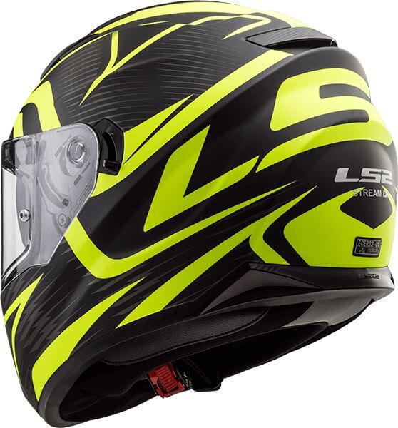 Мотошолом LS2 FF320 Stream Evo Jink Matt Black Yellow