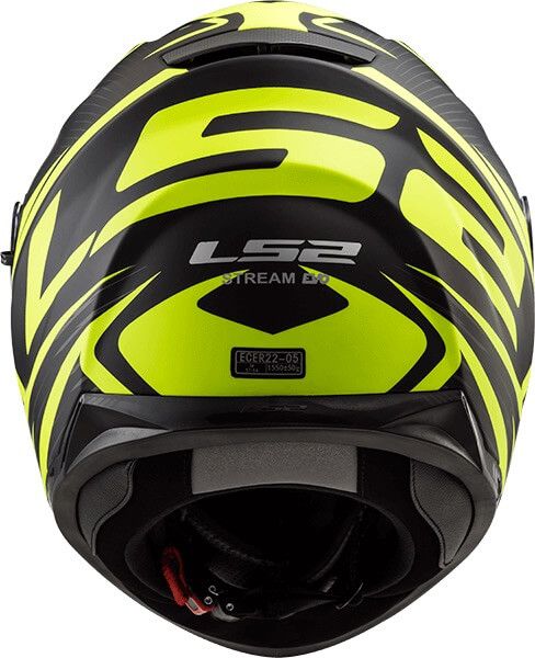 Мотошолом LS2 FF320 Stream Evo Jink Matt Black Yellow