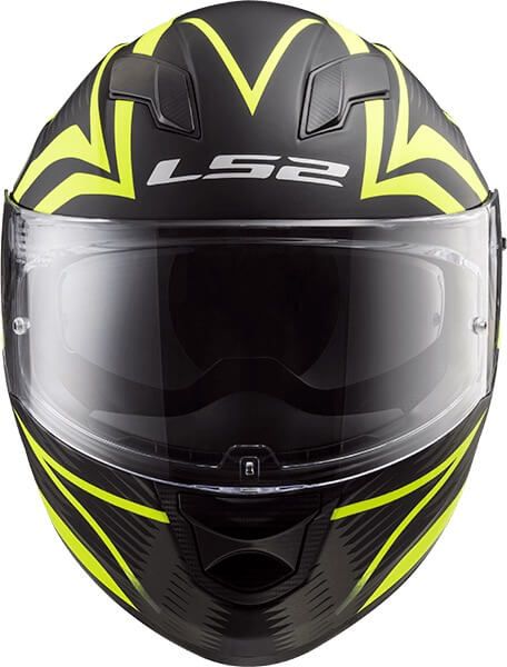 Мотошолом LS2 FF320 Stream Evo Jink Matt Black Yellow