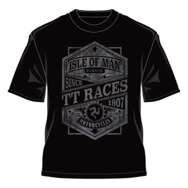 Футболка IOMTT Races Since 1907 Retro T-Shirt Black