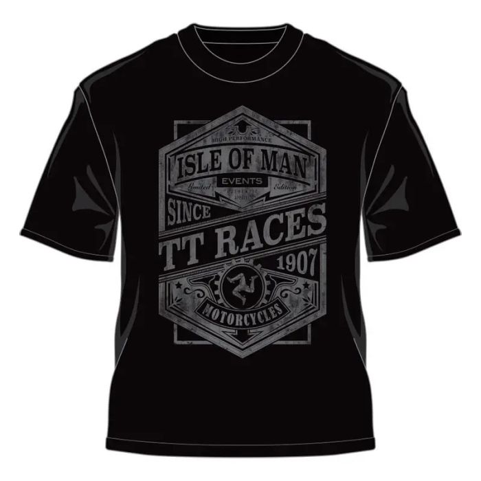 Футболка IOMTT Races Since 1907 Retro T-Shirt Black