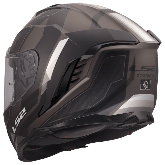 Мотошолом LS2 FF818 Storm 3 Sporty Black Grey