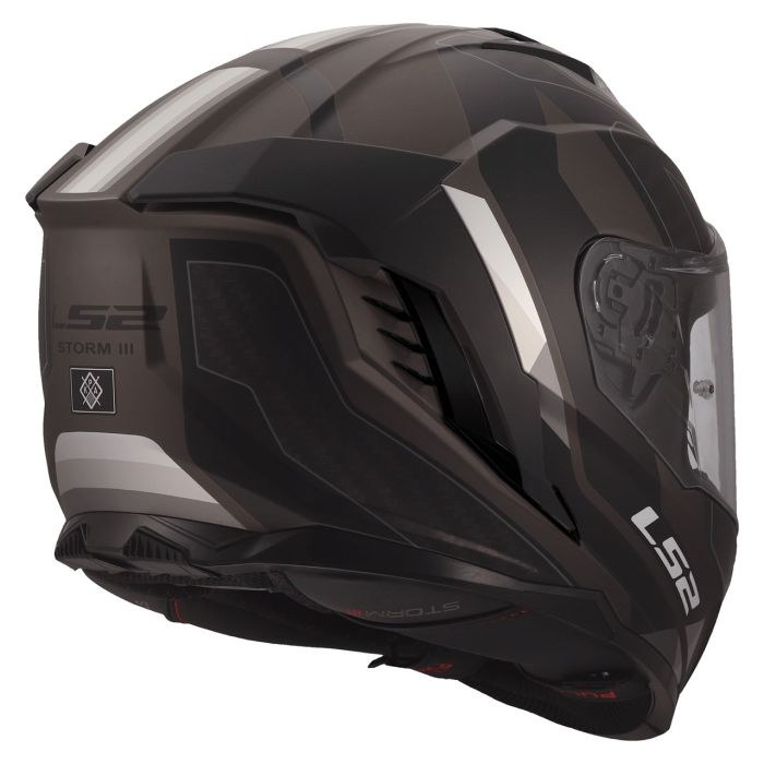 Мотошолом LS2 FF818 Storm 3 Sporty Black Grey
