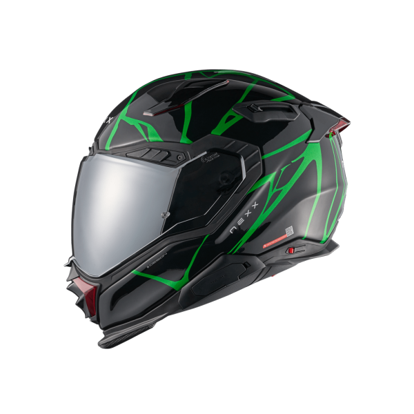 Мотошолом Nexx X.WST3 B-SIDE BLACK.GREEN