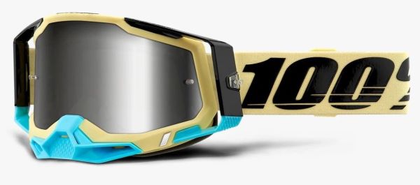 Окуляри 100% Racecraft 2 Goggle Airblast - Mirror Silver Lens