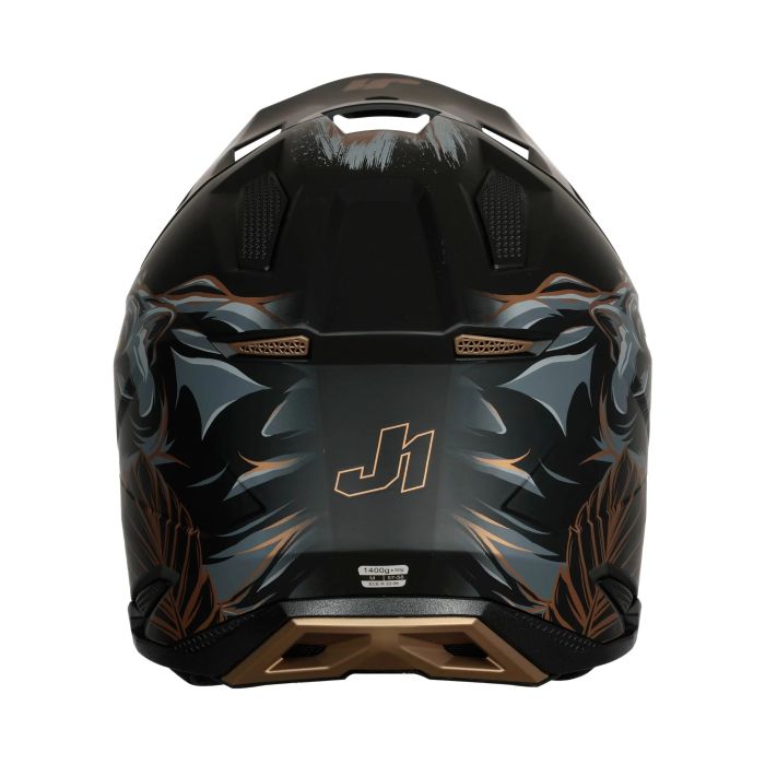 Мотошолом Just1 J40 Pantera Black Matt