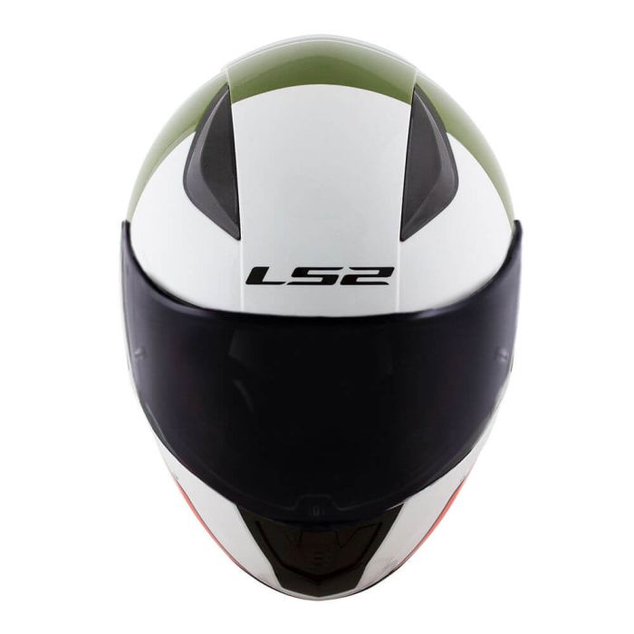 Мотошолом LS2 FF353 Rapid Multiply White Green Red