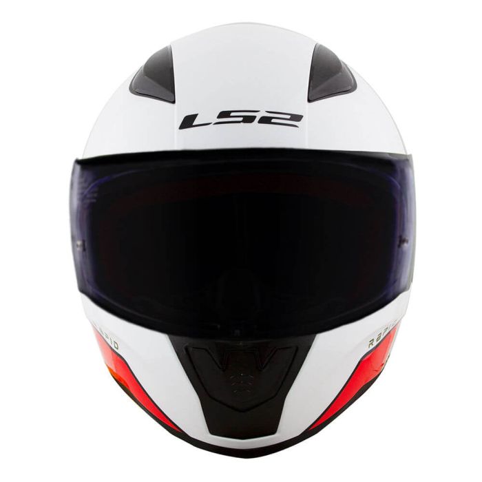 Мотошолом LS2 FF353 Rapid Multiply White Green Red