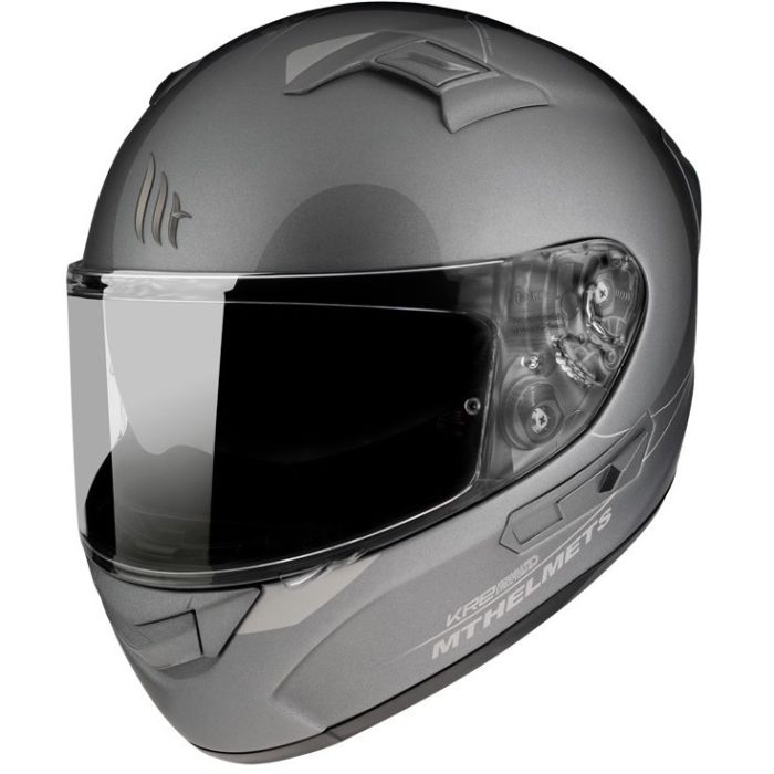 Мотошолом MT KRE SV Solid Gloss Titanium L