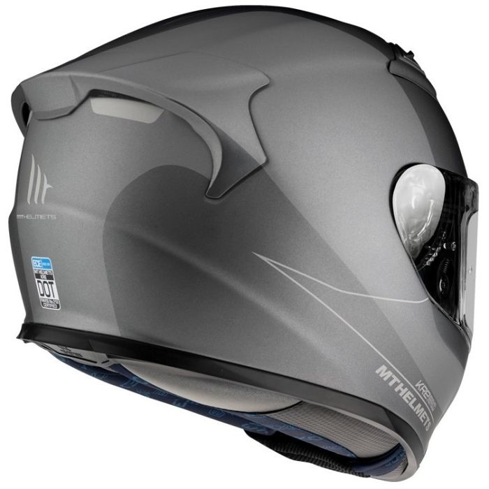Мотошолом MT KRE SV Solid Gloss Titanium L