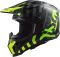 Мотошолом LS2 MX703 C X-Force Barrier Hi-Viz Yellow Green