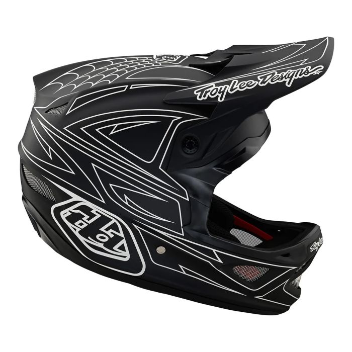 Вело Шолом TLD D3 FIBERLITE HELMET [SpiderStripe BLk]